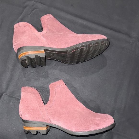 Sorel Dusty Purple Suede Ankle Boots - Picture 6 of 10